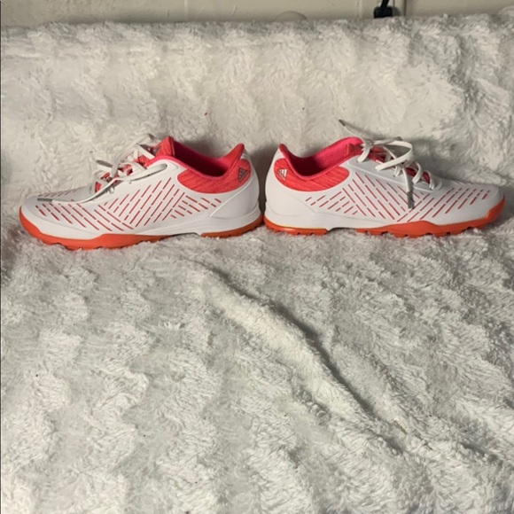 ADIDAS ADIPURE SPORT 2.0 Stylish White and Pink Women's golf Athletic Shoes - Picture 8 of 8